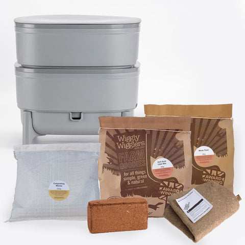 Plastia Compact Worm Farm with Starter Kit