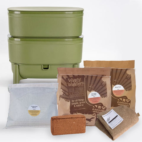Plastia Compact Worm Farm with Starter Kit