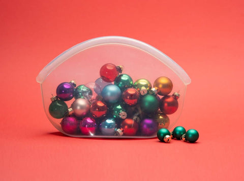 Reusable Silicone Storage Bag – Clear (900ml)