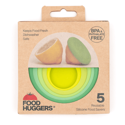 Reusable Silicone Food Savers – Sage Green (Set of 5)