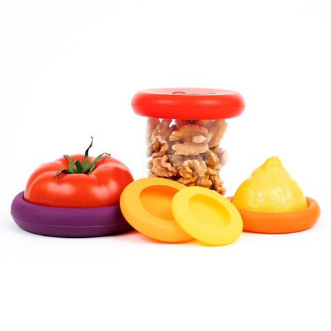 Reusable Silicone Food Savers – Autumn Harvest (Set of 5)