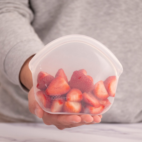 Reusable Silicone Storage Bag – Clear (400ml)