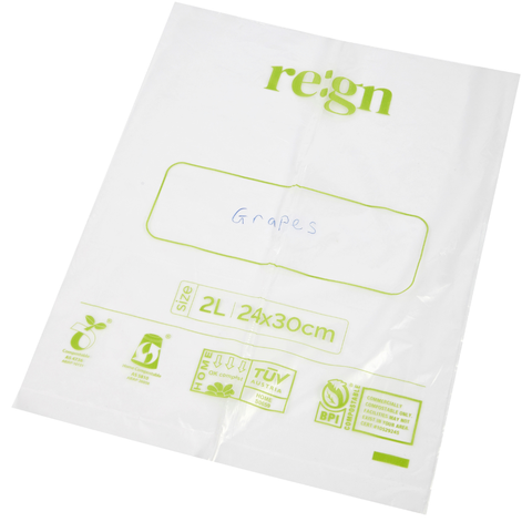 Compostable  6L Food & Freezer Bags - 25 bags