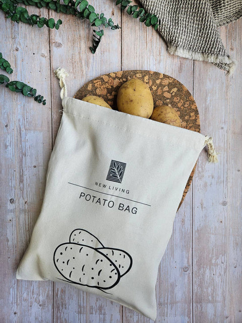 Linen Cotton Potato Bag