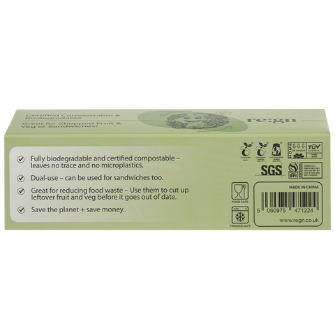 Compostable 2L Food & Freezer Bags - 35 bags