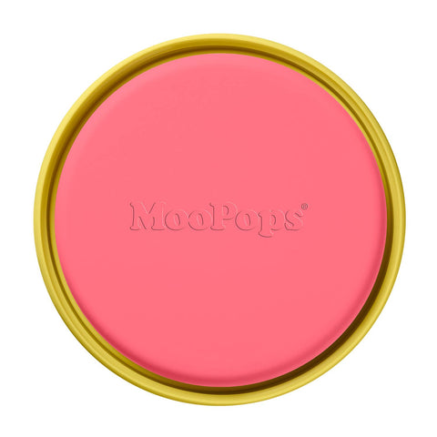 MOOPOPS Pack of 2 Silicone Tin Tops (Pink & Olive)
