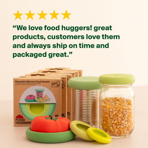 Reusable Silicone Food Savers – Sage Green (Set of 5)