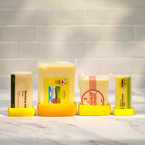 Reusable Silicone Cheese Savers (Set of 4)