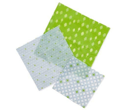 Reusable Vegan Food Wraps - Set of 3