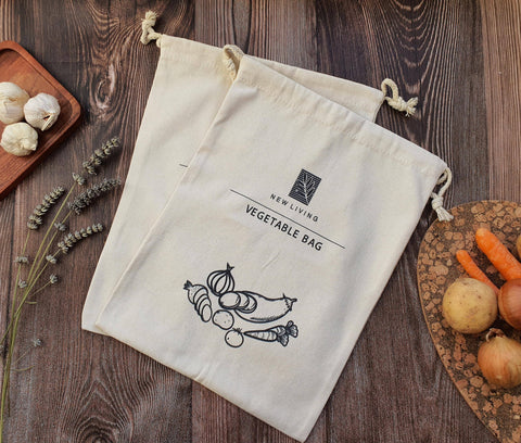 Linen Cotton Vegetable Bag
