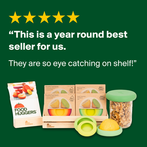 Reusable Silicone Food Savers – Sage Green (Set of 5)