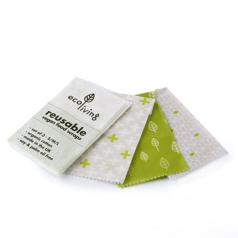 Vegan Food Wraps - Set of 3