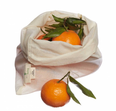 Organic Produce Bags & Bread Bag - Set of 3