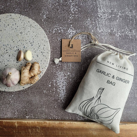 Linen Cotton Garlic & Ginger Bag