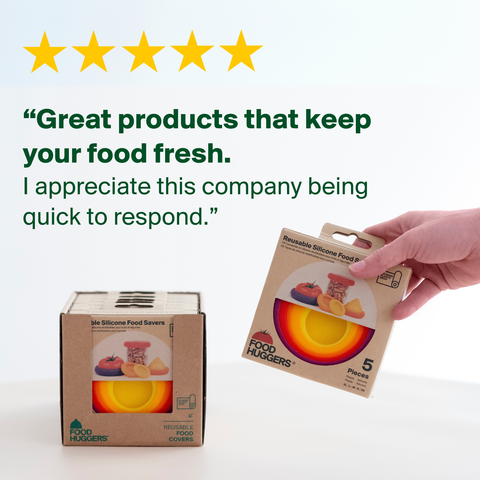 Reusable Silicone Food Savers – Sage Green (Set of 5)