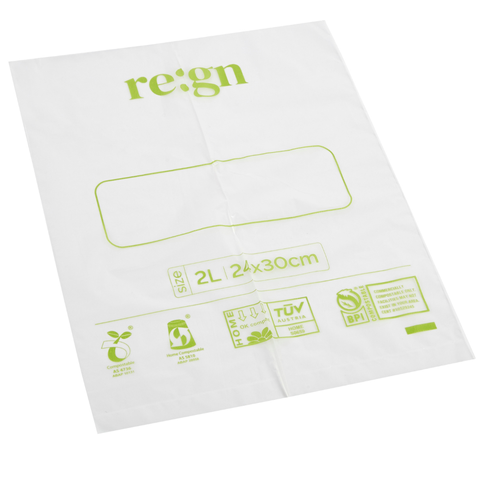 Compostable 4L Food & Freezer Bags - 25 bags