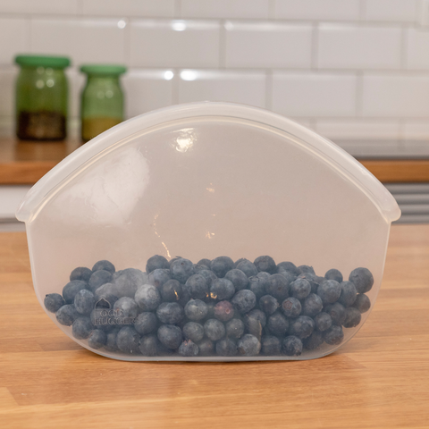 Reusable Silicone Storage Bag – Clear (900ml)